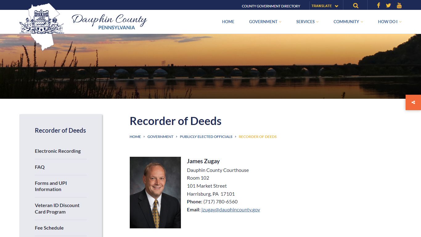 Recorder of Deeds - Dauphin County, Pennsylvania